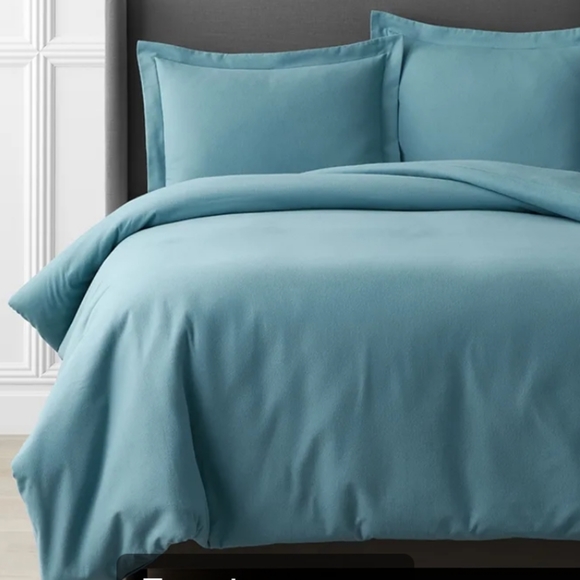 The Company Store Duvet - full size - teal blue - Picture 1 of 8